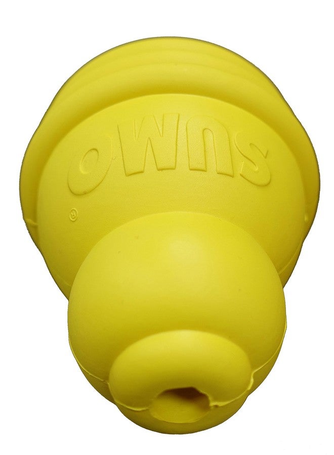 Sumo Rubber Play (M) Dog Toy (Yellow) - Image 2
